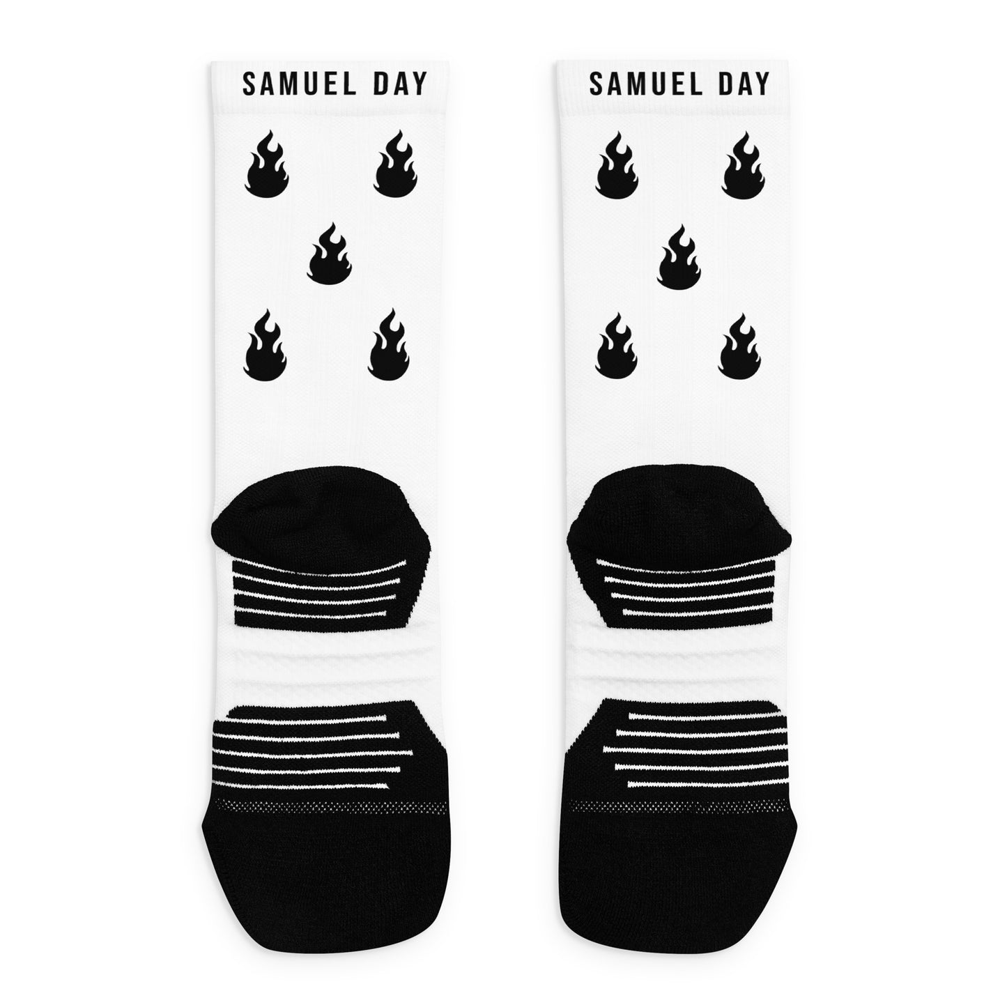 Flame Logo Basketball Socks