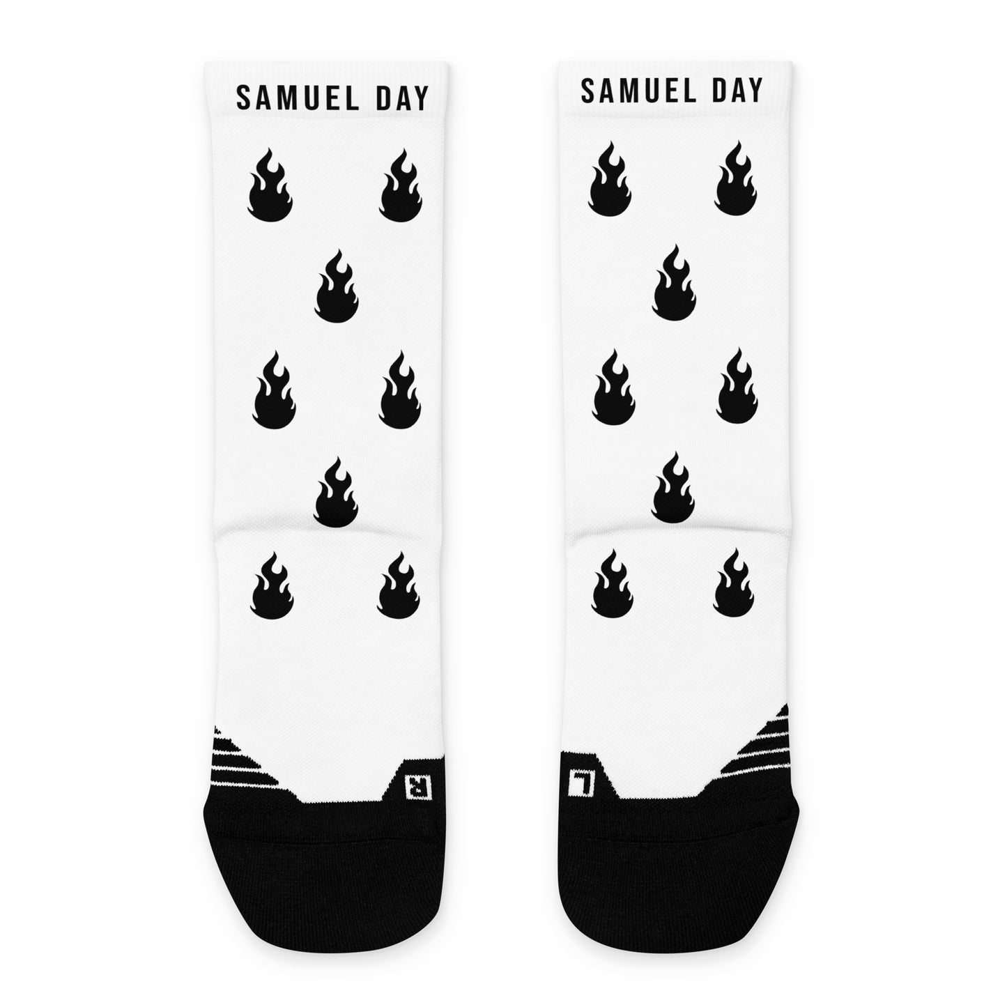 Flame Logo Basketball Socks