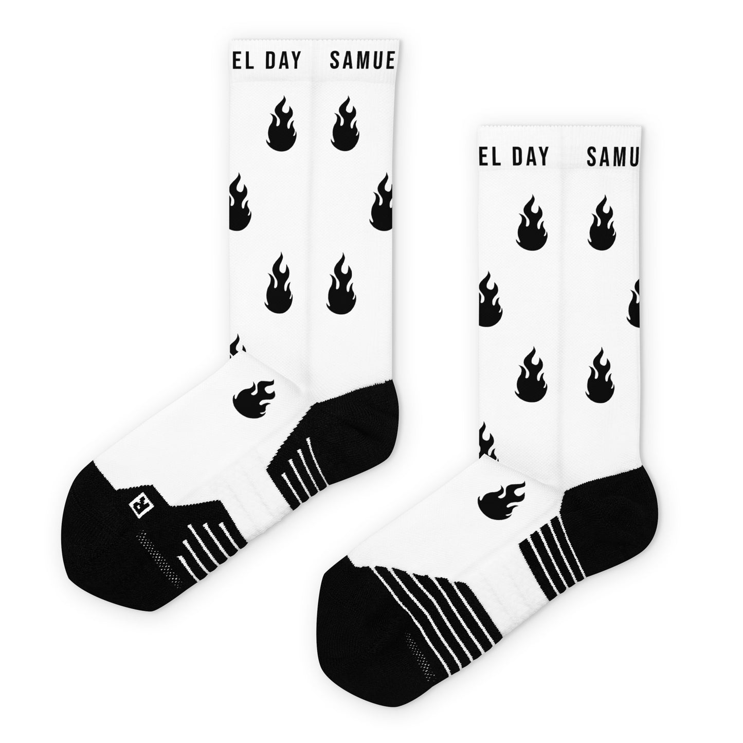 Flame Logo Basketball Socks