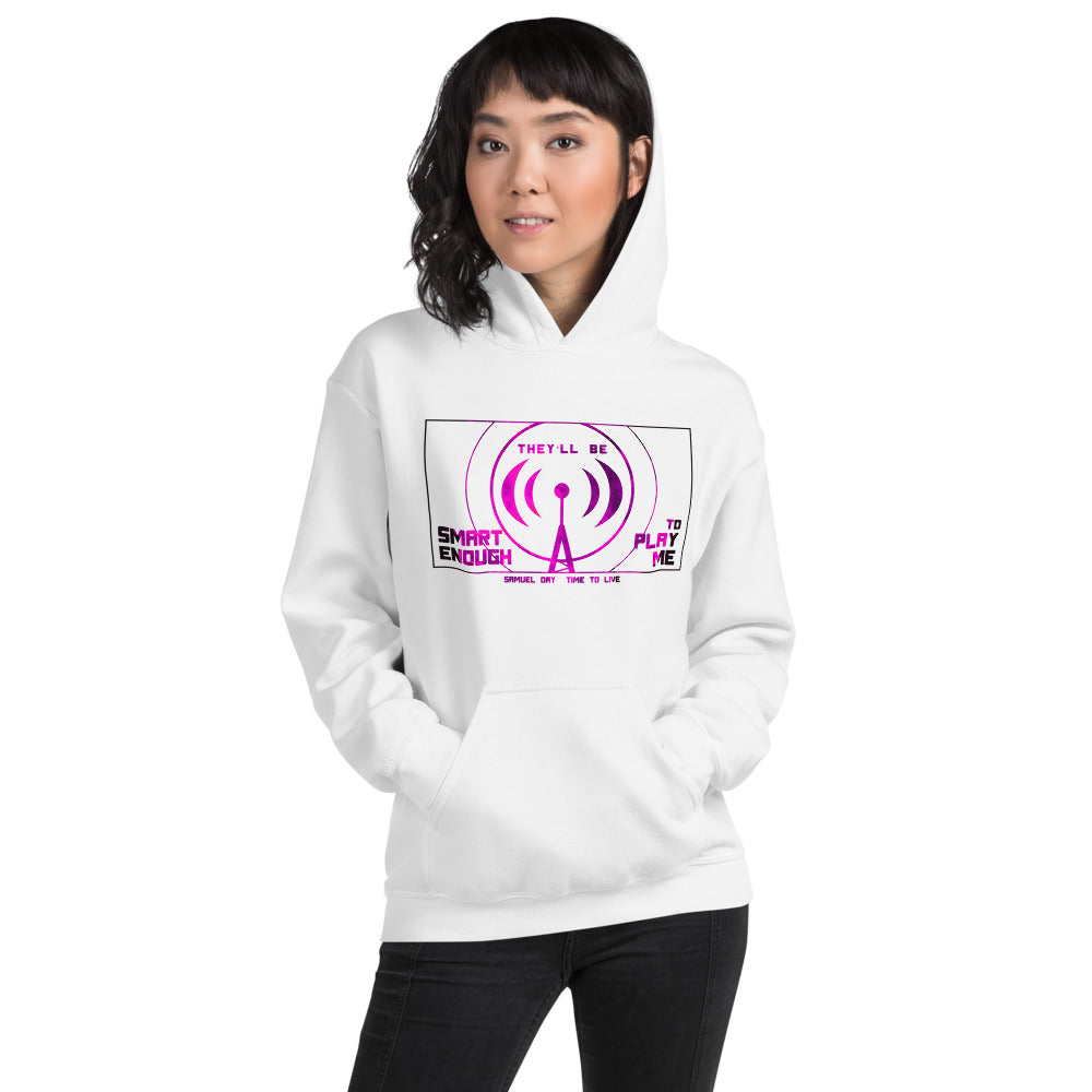 Smart Enough Lyric Unisex Pullover Hoodie - Purple Print