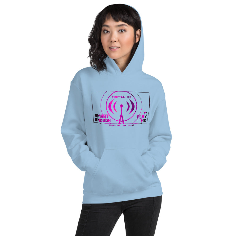 Smart Enough Lyric Unisex Pullover Hoodie - Purple Print