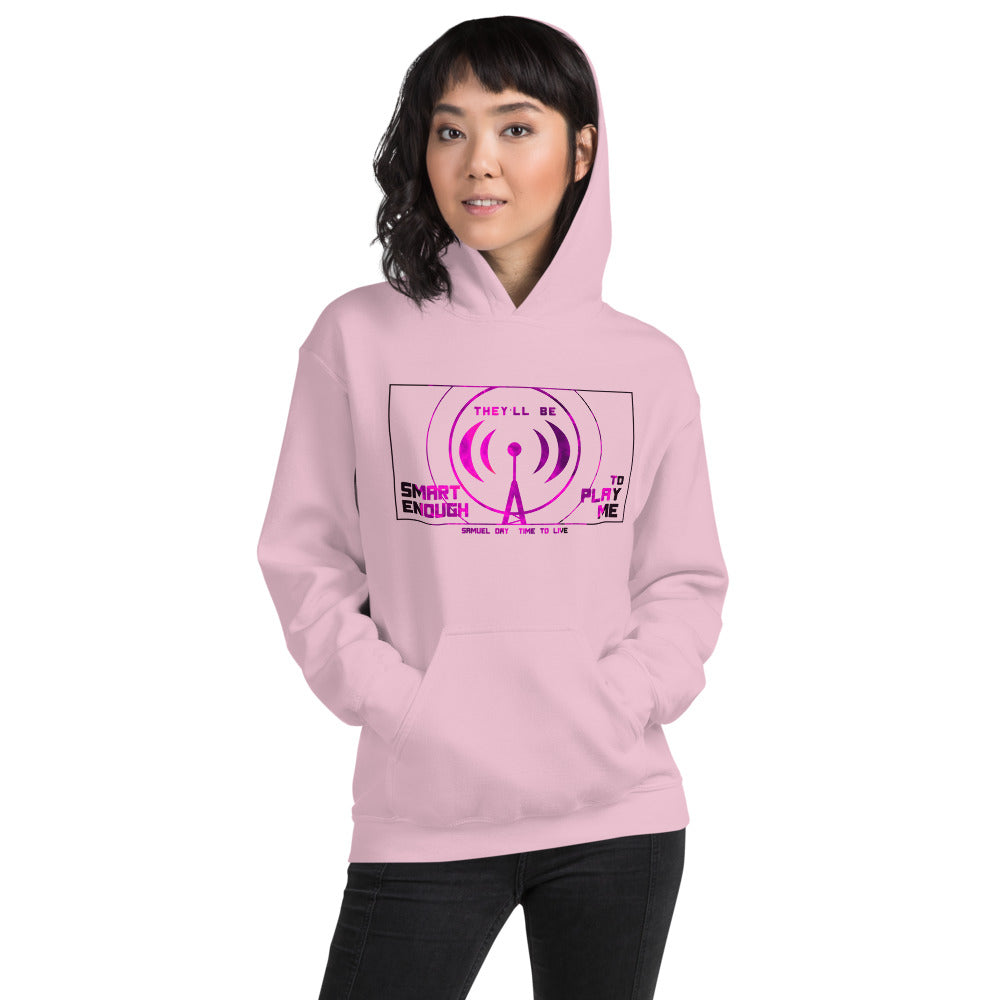 Smart Enough Lyric Unisex Pullover Hoodie - Purple Print