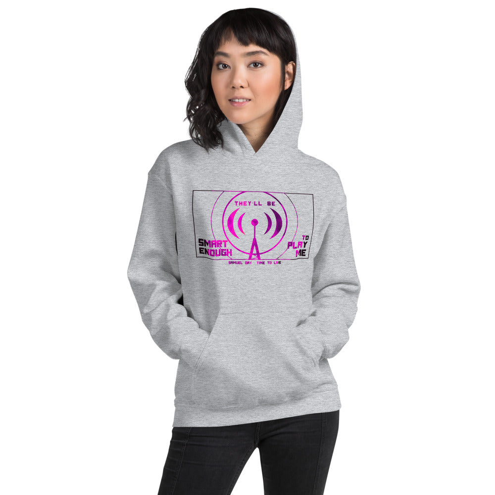 Smart Enough Lyric Unisex Pullover Hoodie - Purple Print