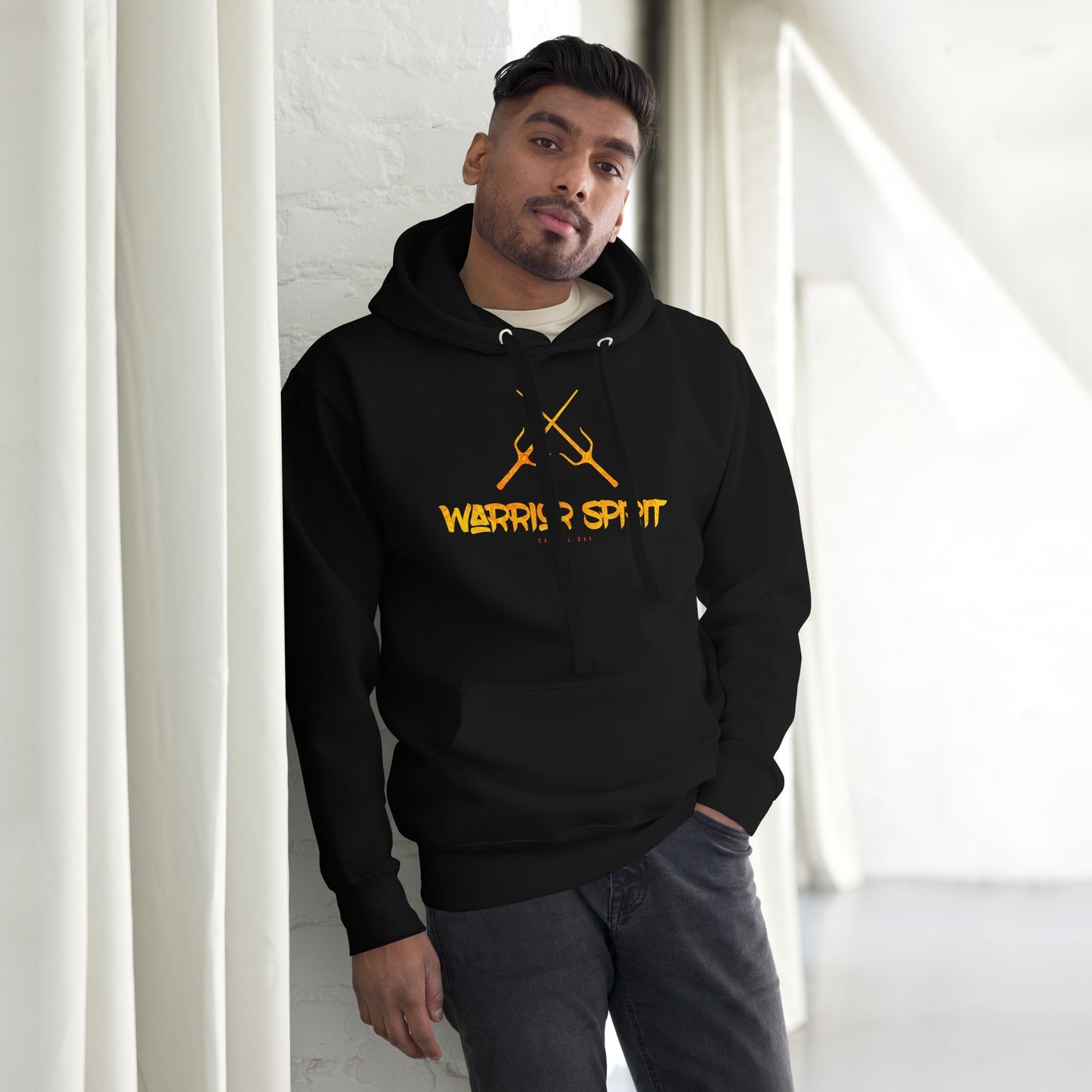 Warrior Spirit Golden Sai Pullover Hoodie - No Lyrics