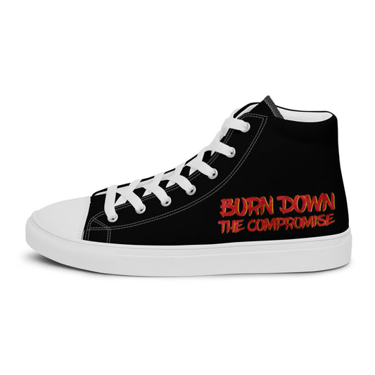 Women’s Warrior Spirit "Burn Down the Compromise" Canvas Shoes